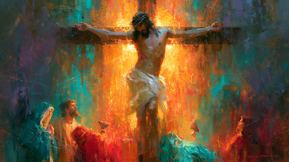 La Crocifissione - Impressionista · Paesaggio n° 13 - Arte cristiana