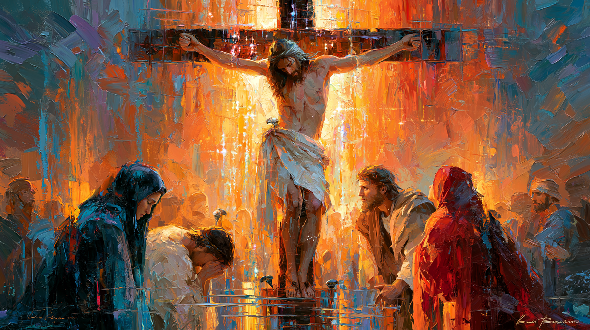 La Crocifissione - Impressionista · Paesaggio n° 14 - Arte cristiana