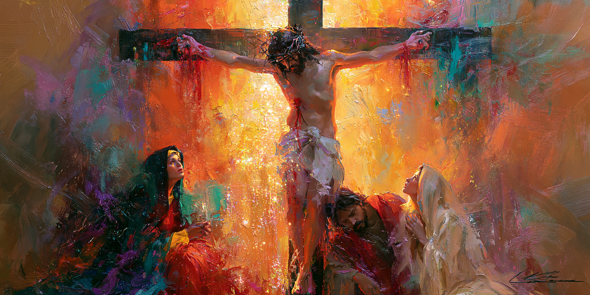 La Crocifissione - Impressionista · Paesaggio n° 16 - Arte cristiana