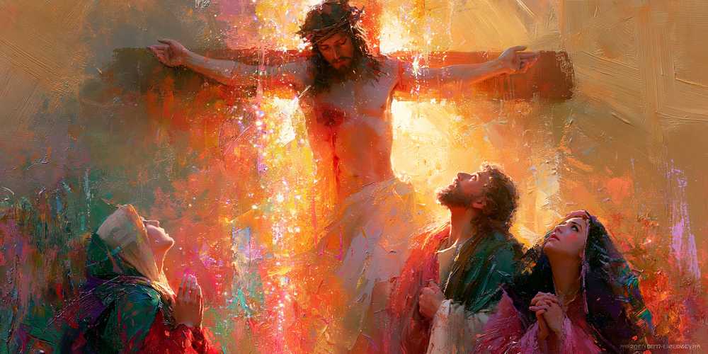 La Crocifissione - Impressionista · Paesaggio n° 18 - Arte cristiana