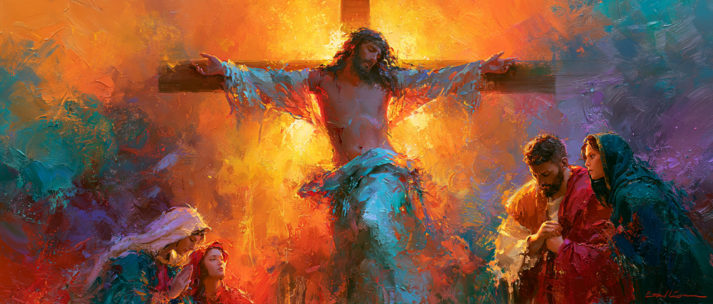La Crocifissione - Impressionista · Paesaggio n° 20 - Arte cristiana