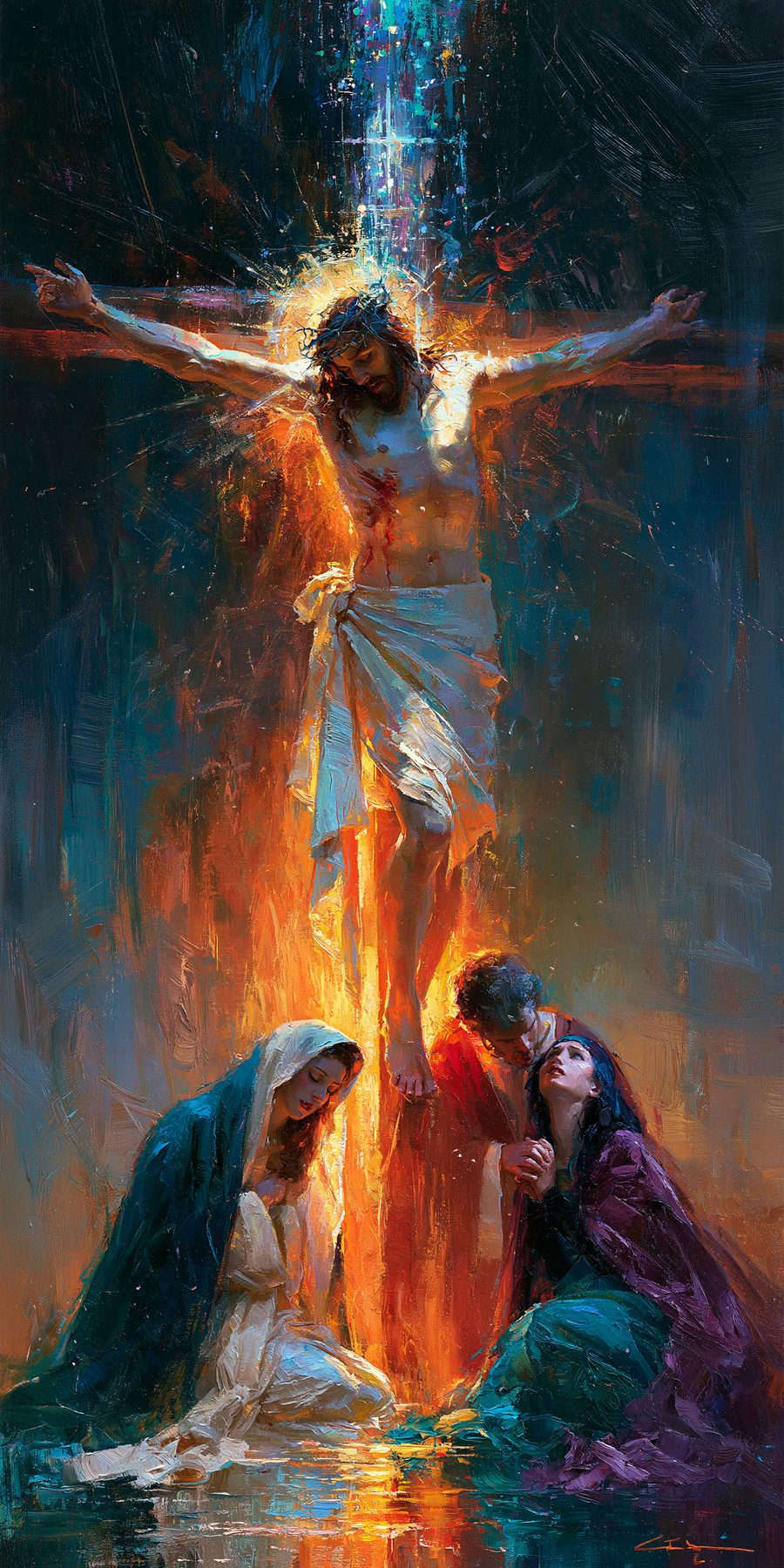 The Crucifixion - Impressionist · Portrait n° 2