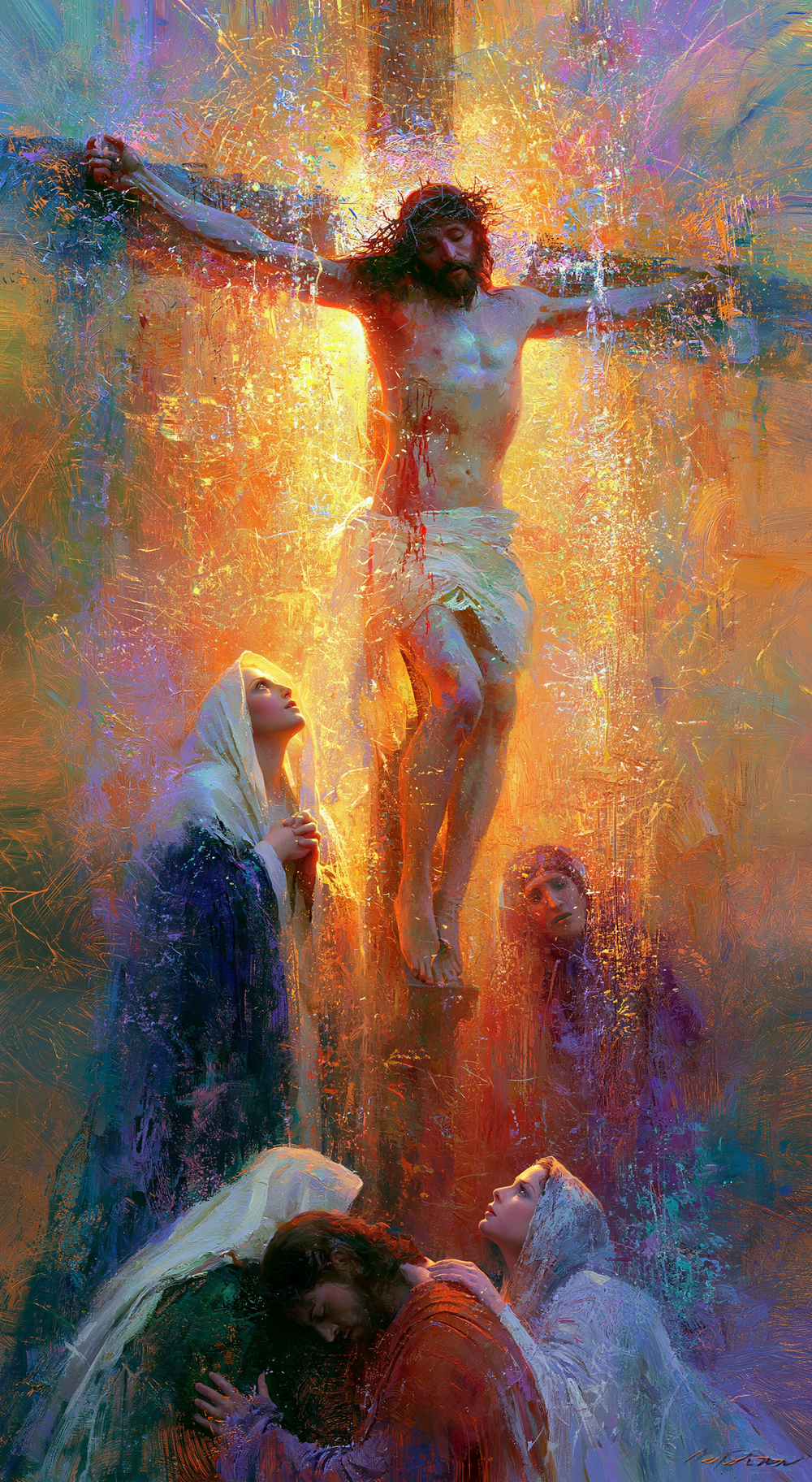 La Crocifissione - Impressionista · Ritratto n° 7 - Arte cristiana