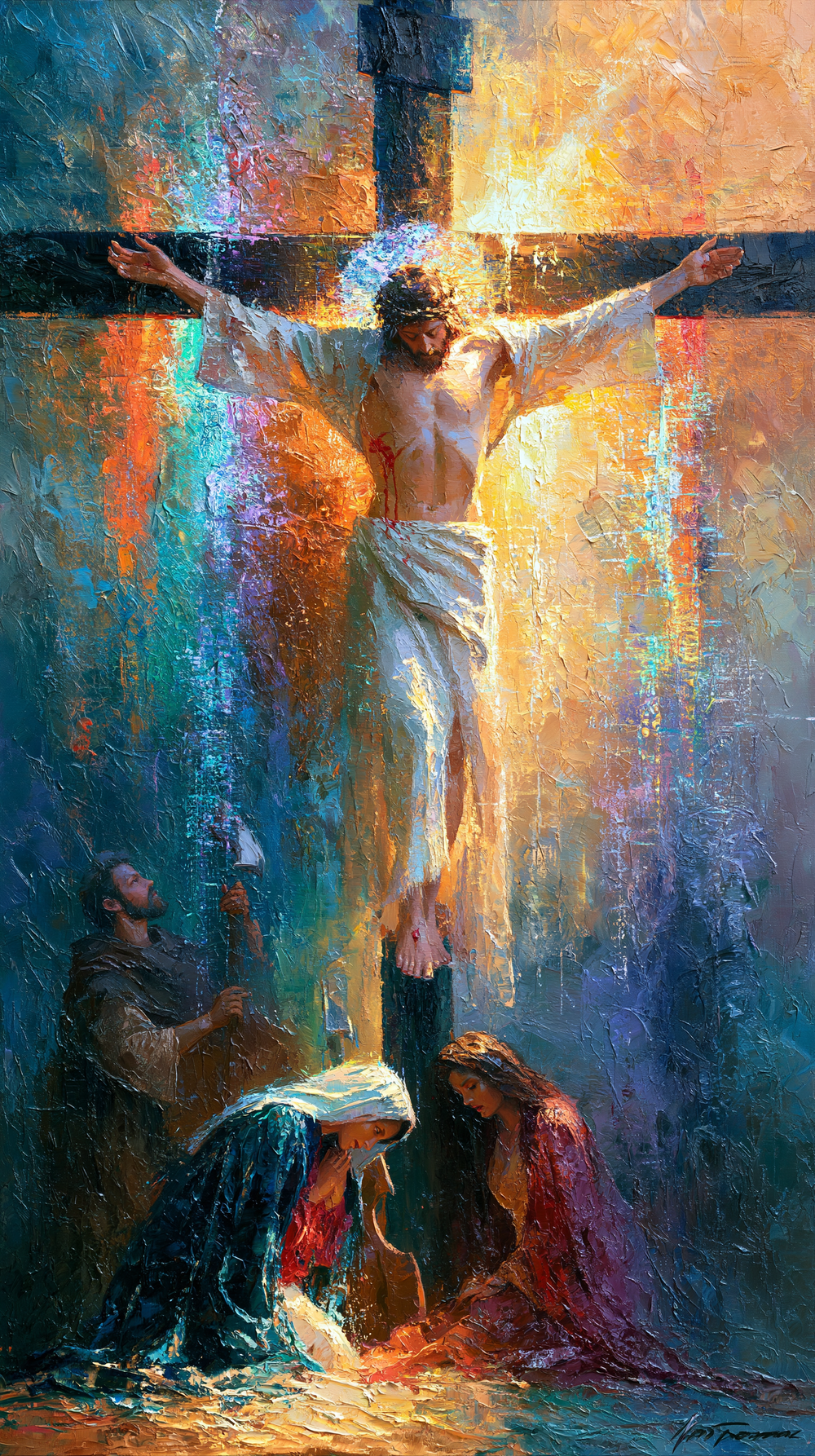 La Crocifissione - Impressionista · Ritratto n° 9 - Arte cristiana