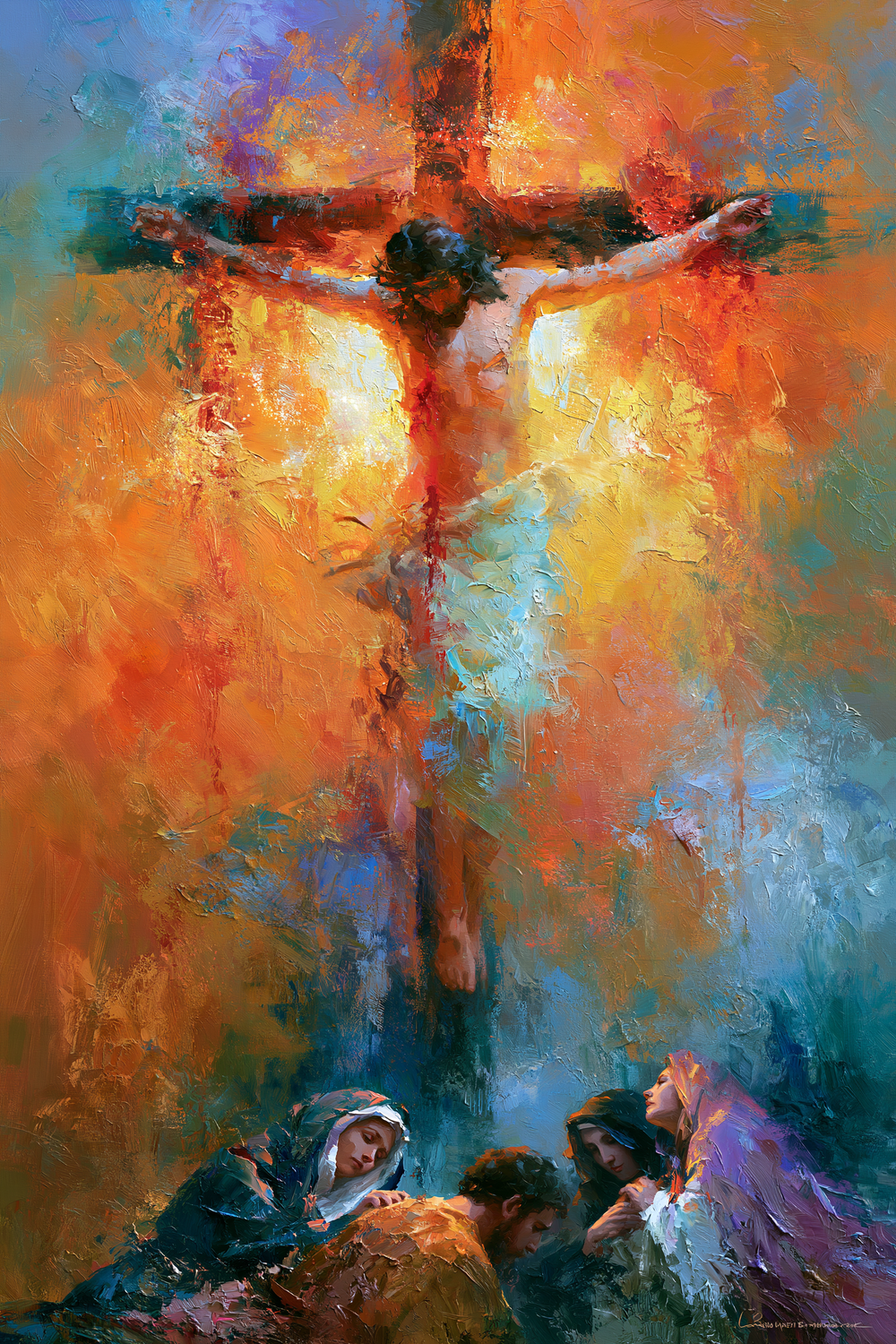 La Crocifissione - Impressionista · Ritratto n° 12 - Arte cristiana