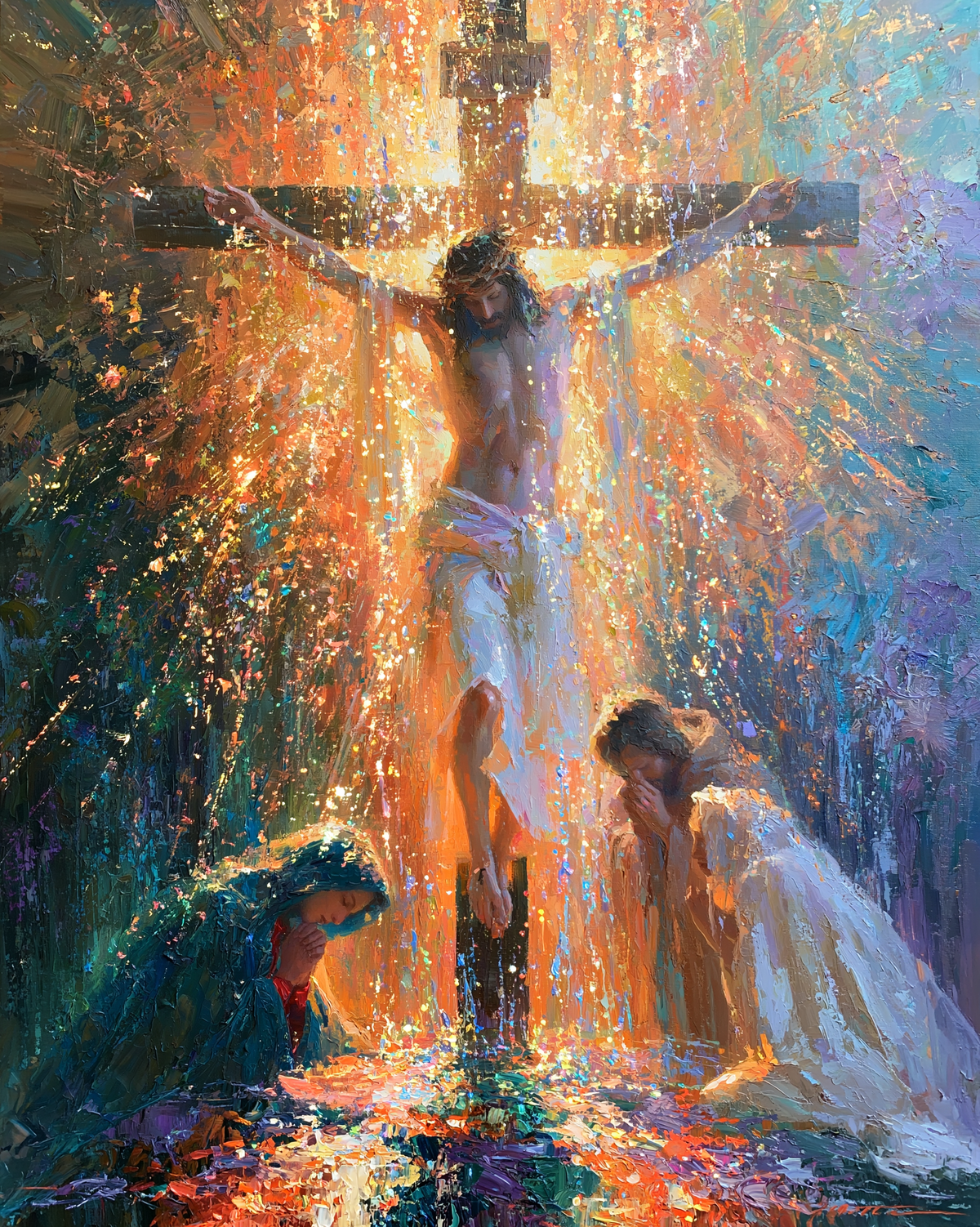 La Crocifissione - Impressionista · Ritratto n° 18 - Arte cristiana