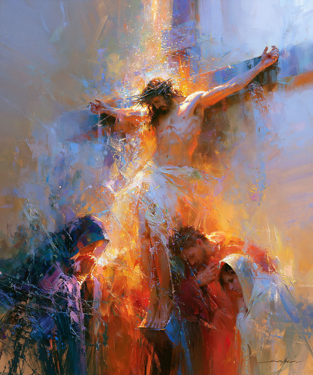 La Crocifissione - Impressionista · Ritratto n° 19 - Arte cristiana