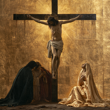 La Crocifissione - Sacro dorato · Quadrato n° 5