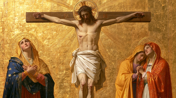 The Crucifixion - Sacred Gold · Landscape n° 1