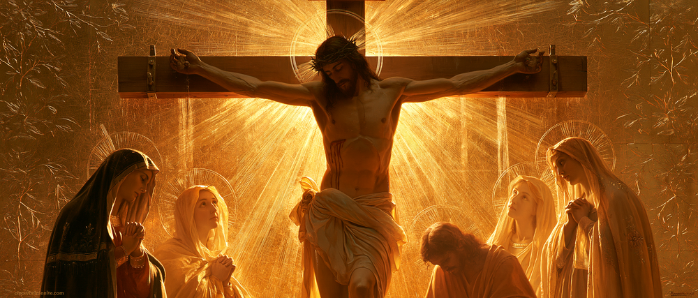 La Crocifissione - Sacro d'Oro · Paesaggio n° 5 - Arte cristiana