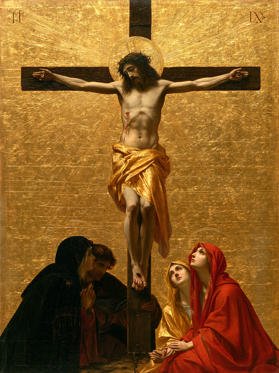 The Crucifixion - Sacred Golden · Portrait n° 7