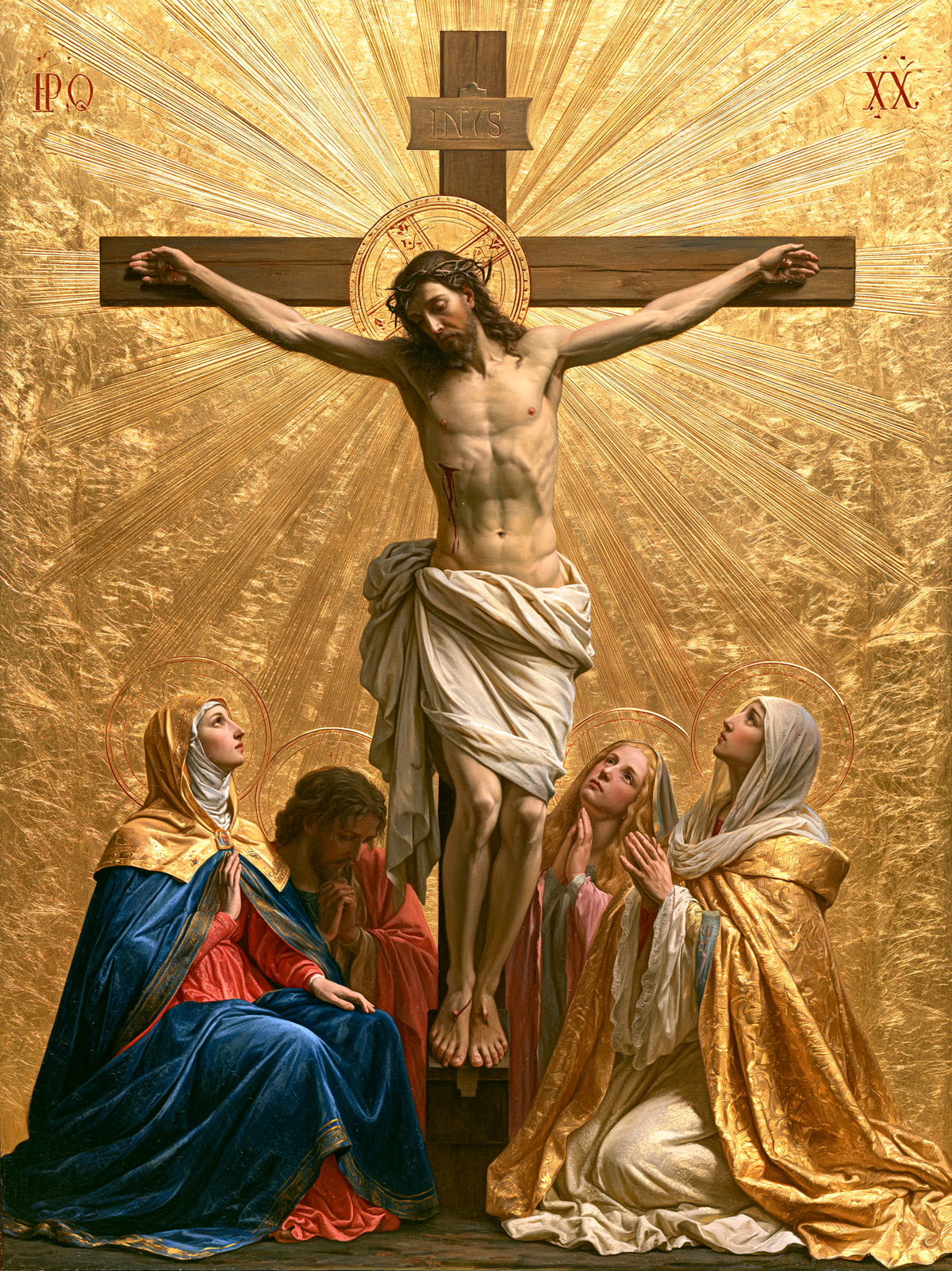 The Crucifixion - Sacred Golden · Portrait n° 9