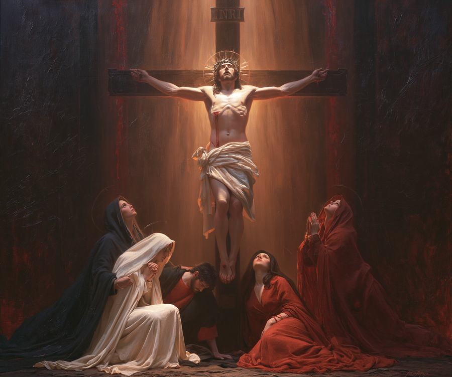The Crucifixion - Eucharistic Symbolism · Landscape n° 1