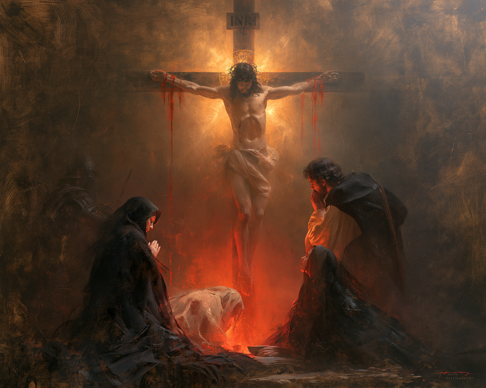 La Crocifissione - Simbolismo Eucaristico · Paesaggio n° 5 - Arte cristiana