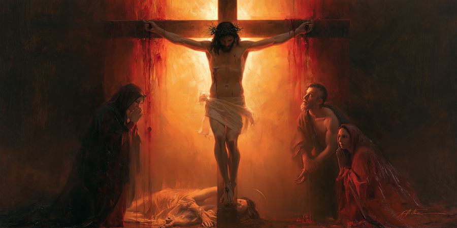 The Crucifixion - Eucharistic Symbolism · Landscape n° 15