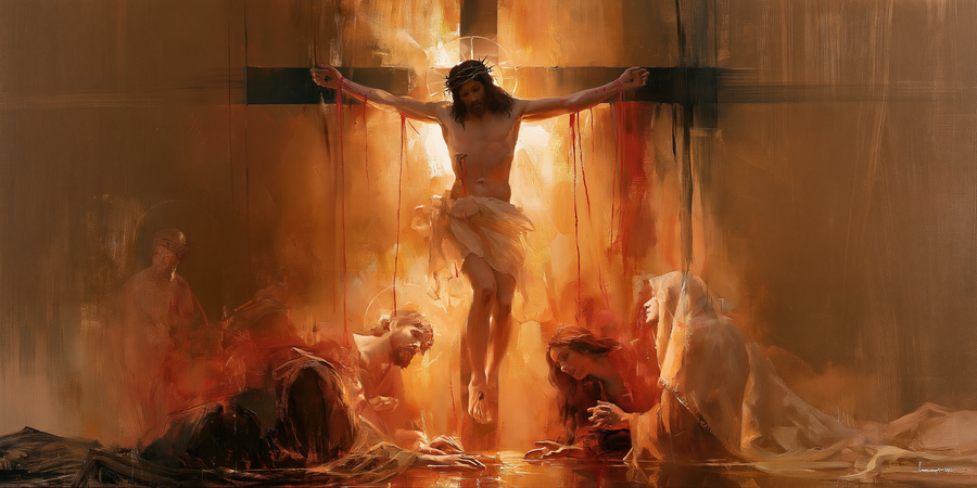 The Crucifixion - Eucharistic Symbolism · Landscape n° 17