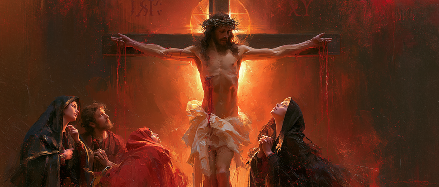 The Crucifixion - Eucharistic Symbolism · Landscape n° 18