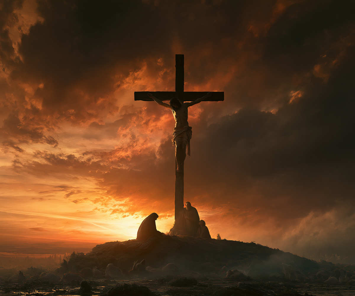 The Crucifixion - Sacred monumental view · Landscape n° 2