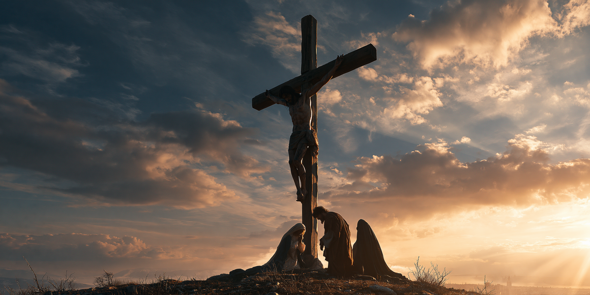 The Crucifixion - Sacred monumental view · Landscape n° 12