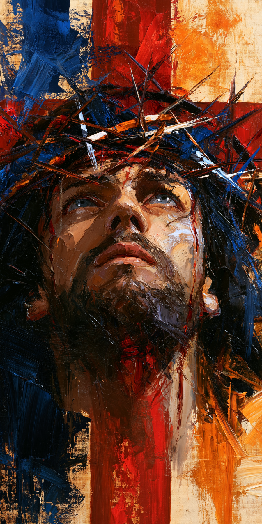 The Crucifixion - Psychological close-up view · Portrait n° 1