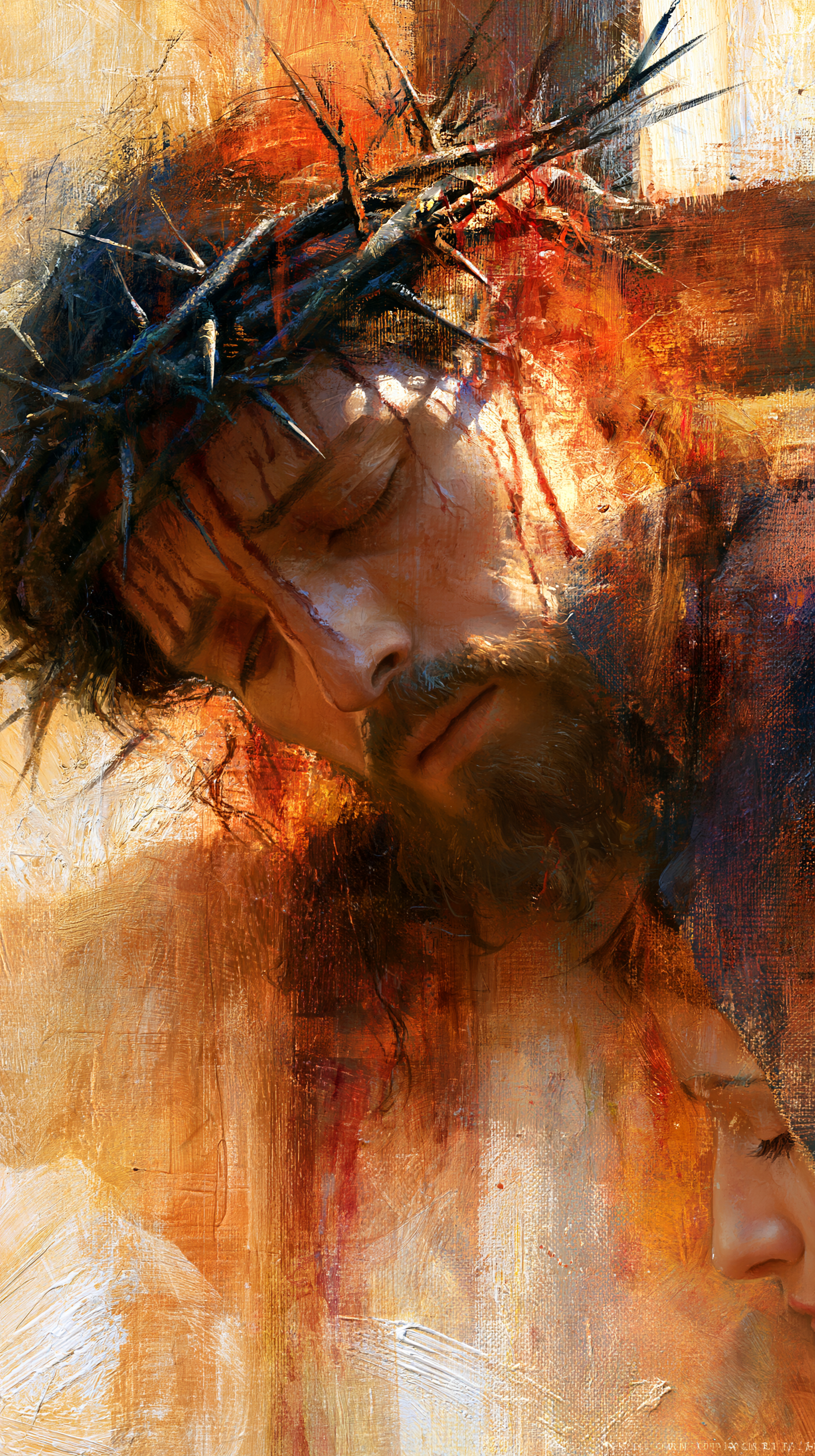The Crucifixion - Psychological close-up view · Portrait n° 2
