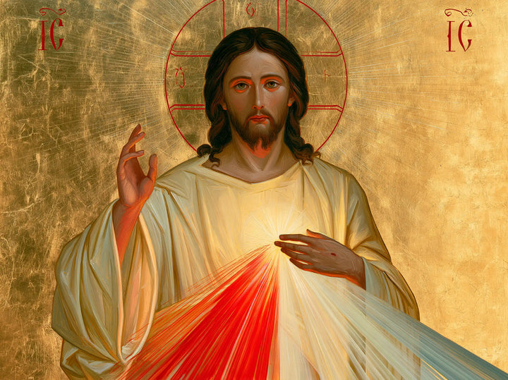 Divine Mercy Jesus - Contemporary Byzantine · Landscape n° 1