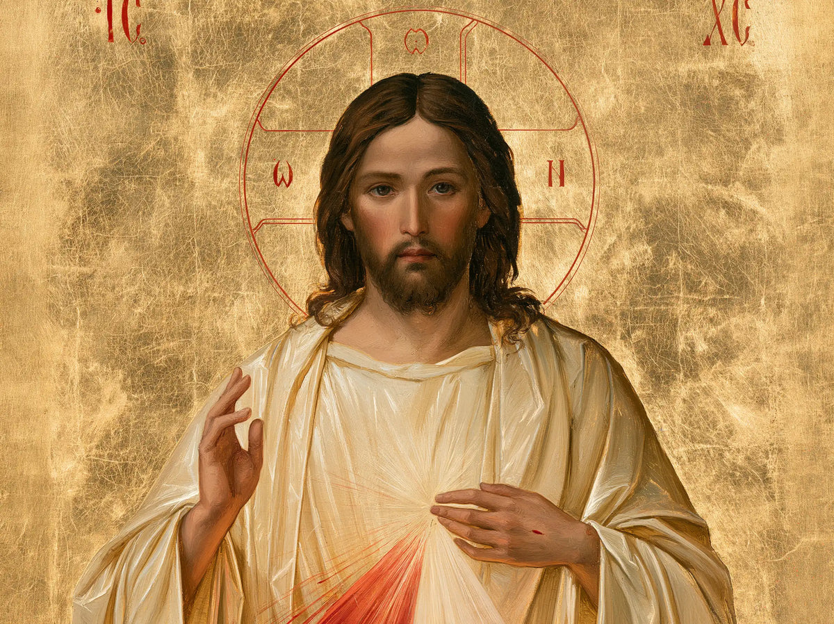 Divine Mercy Jesus - Contemporary Byzantine · Landscape n° 3