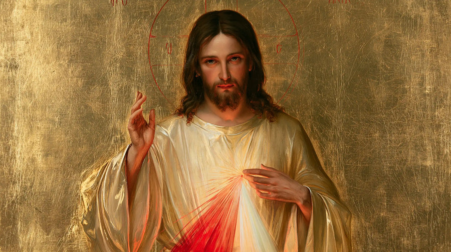 Divine Mercy Jesus - Contemporary Byzantine · Landscape n° 8