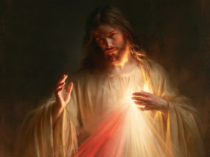Divine Mercy Jesus - Devotional Portrait · Landscape n° 3