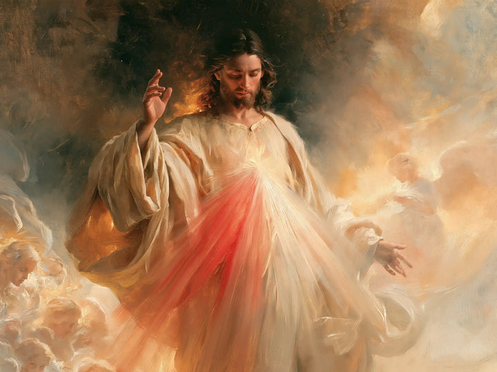 Divine Mercy Jesus - Glory of the Merciful Christ · Landscape n° 3