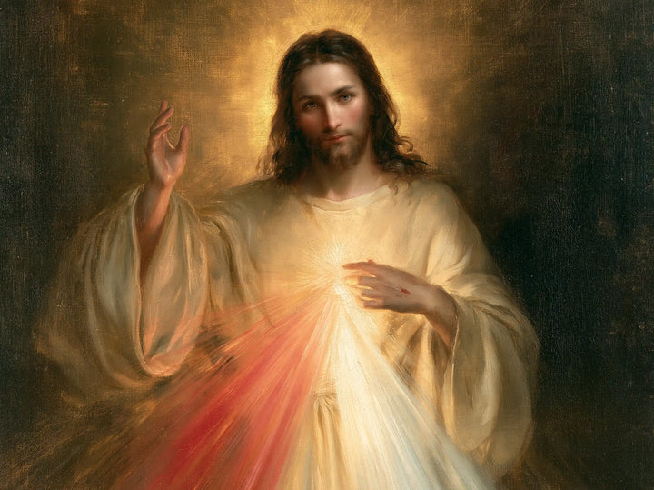 Divine Mercy Jesus - Jesus Blessing · Landscape n° 4