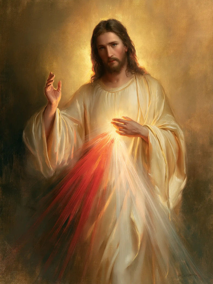 Divine Mercy Jesus - Jesus Blessing · Portrait n° 5