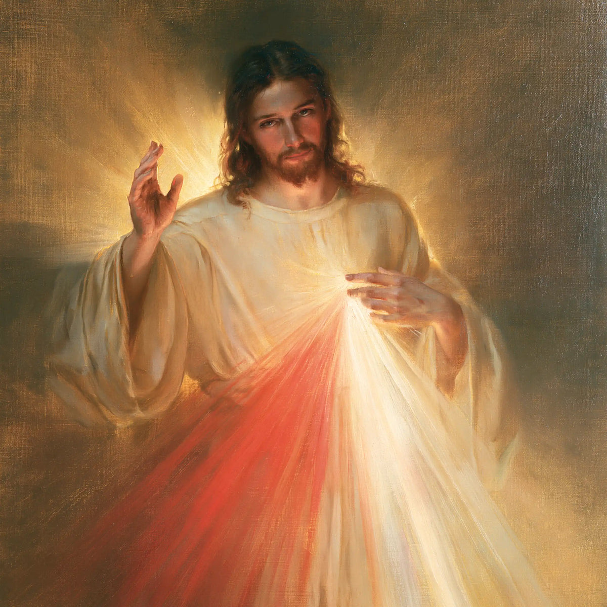 Divine Mercy Jesus - Jesus Blessing · Square n° 1