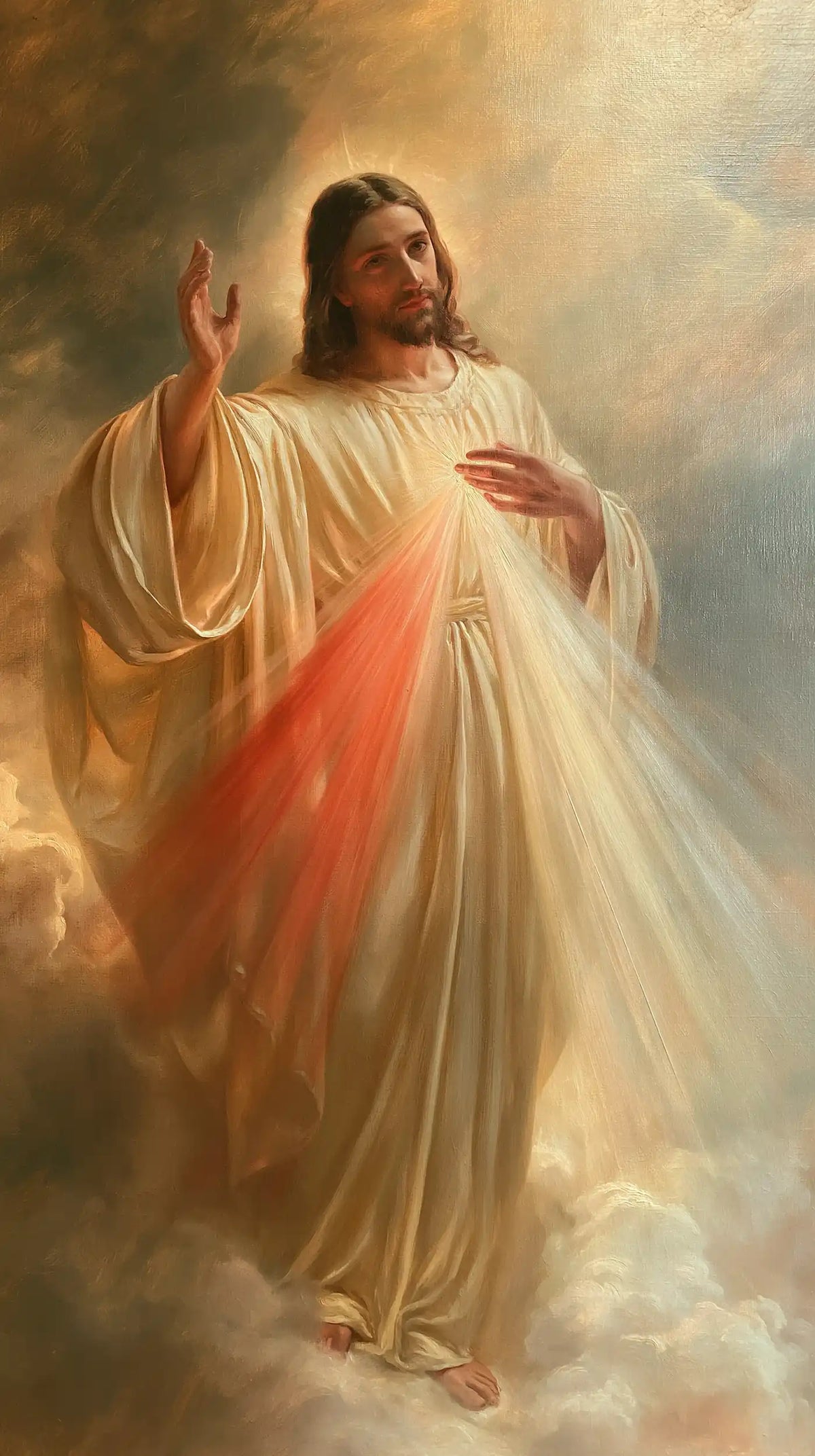 Divine Mercy Jesus — Toward the Light Above