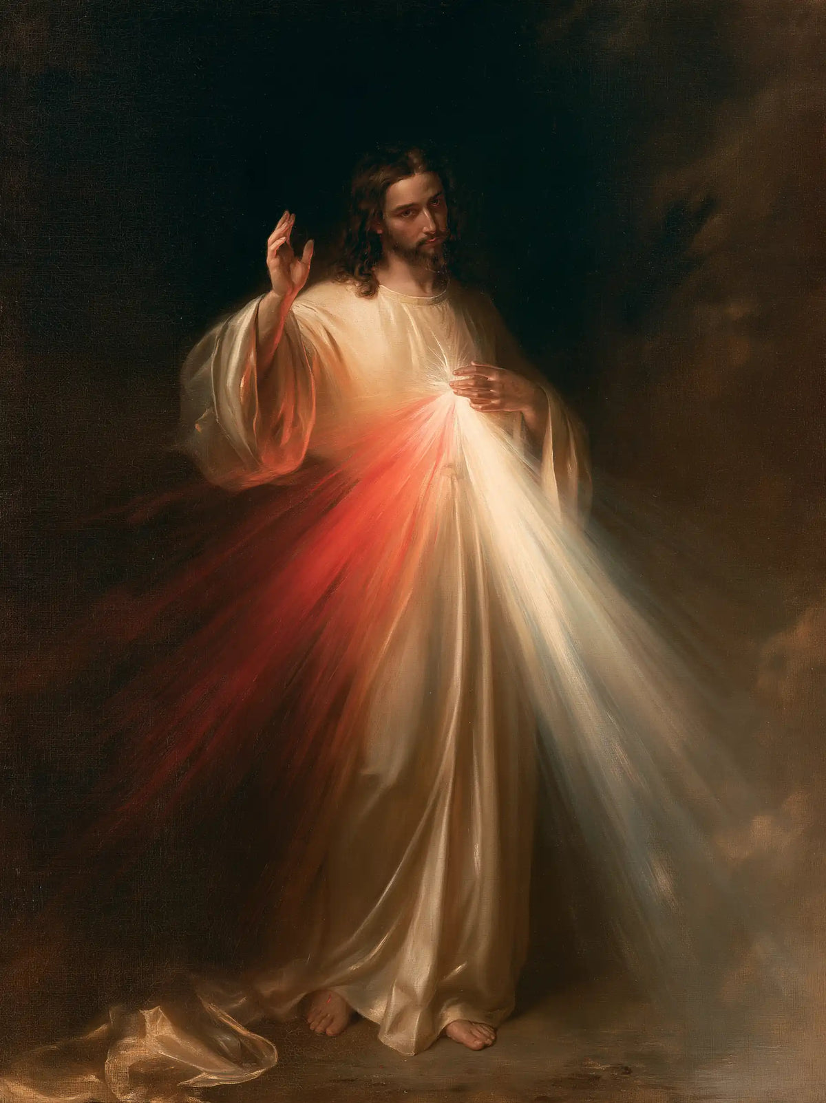 Divine Mercy Jesus — The Light at the Mantle’s Edge