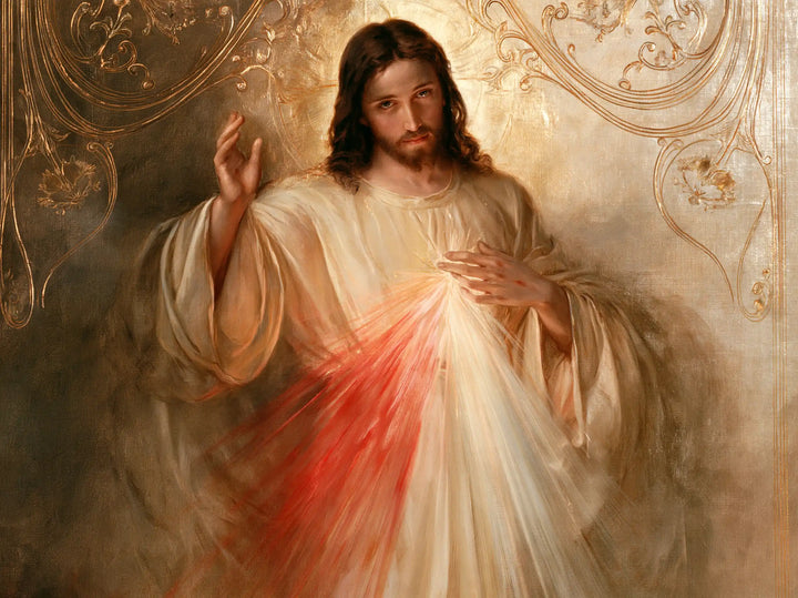 Divine Mercy Jesus - Sacred Art Nouveau · Landscape n° 1