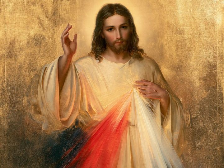 Divine Mercy Jesus - Sacred Gold · Landscape n° 1