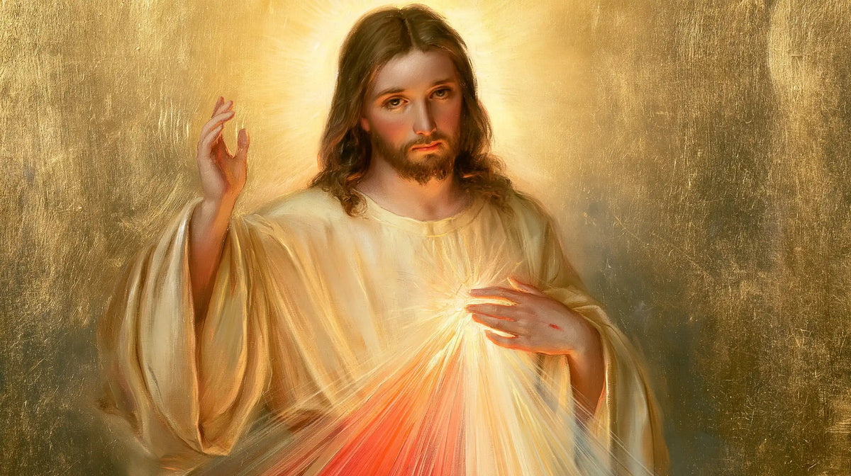 Divine Mercy Jesus - Sacred Gold · Landscape n° 7