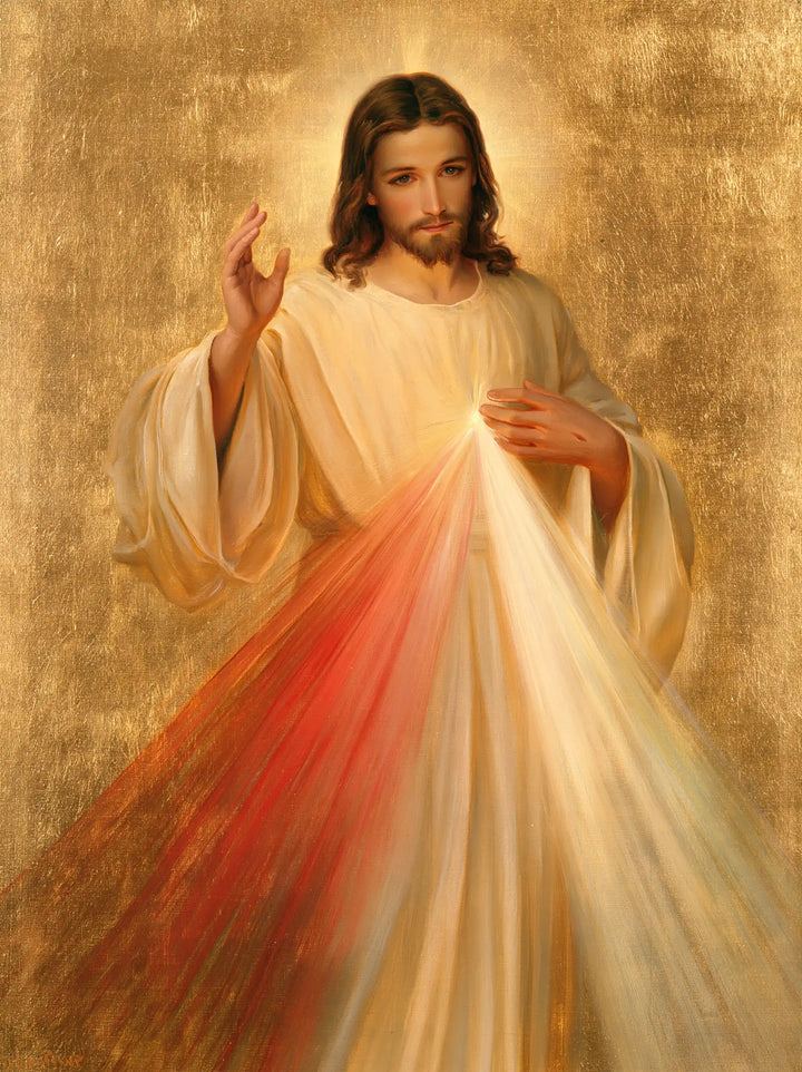 Divine Mercy Jesus - Sacred Gold · Portrait n° 11