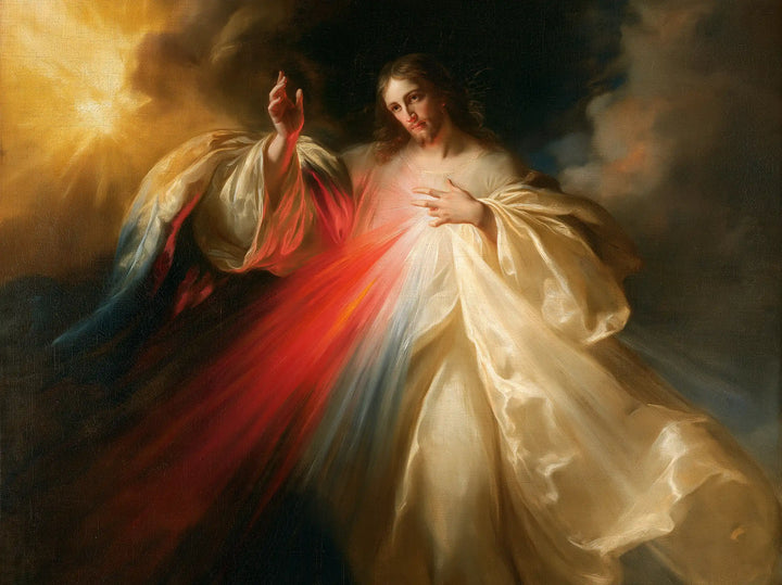Divine Mercy Jesus - Theatrical Baroque · Landscape n° 1