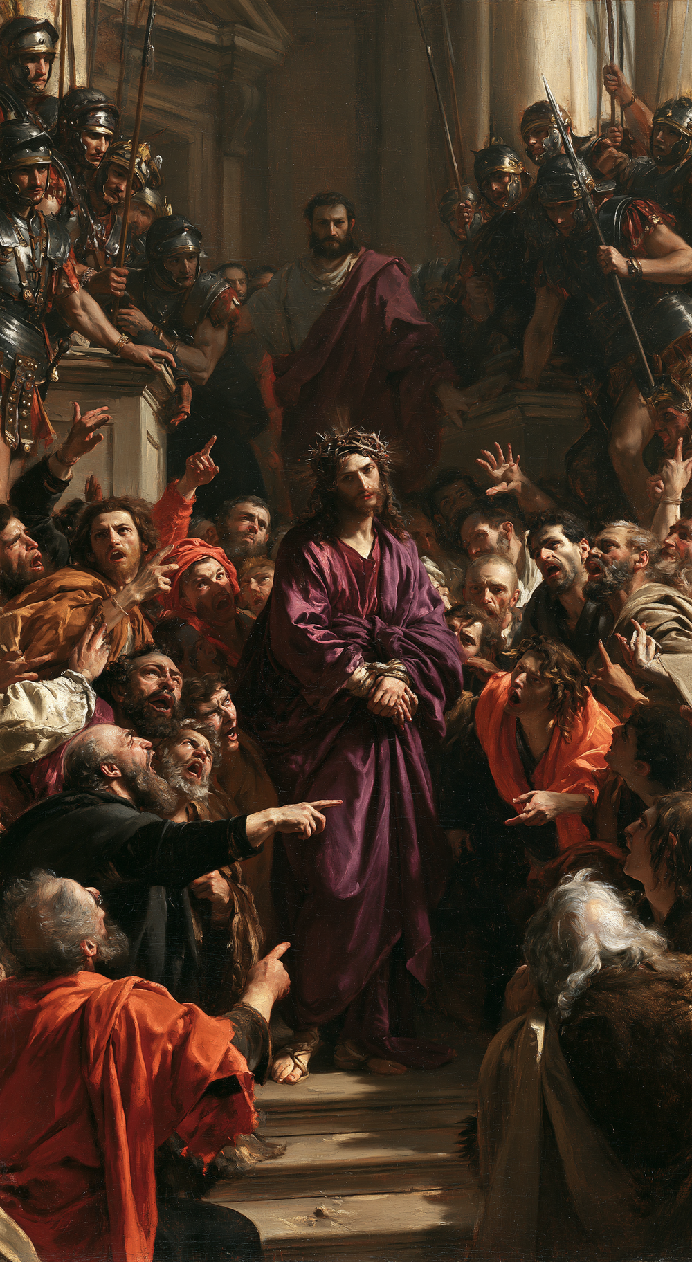 Ecce Homo - Esplosione di movimento · Ritratto n° 5 - Arte cristiana