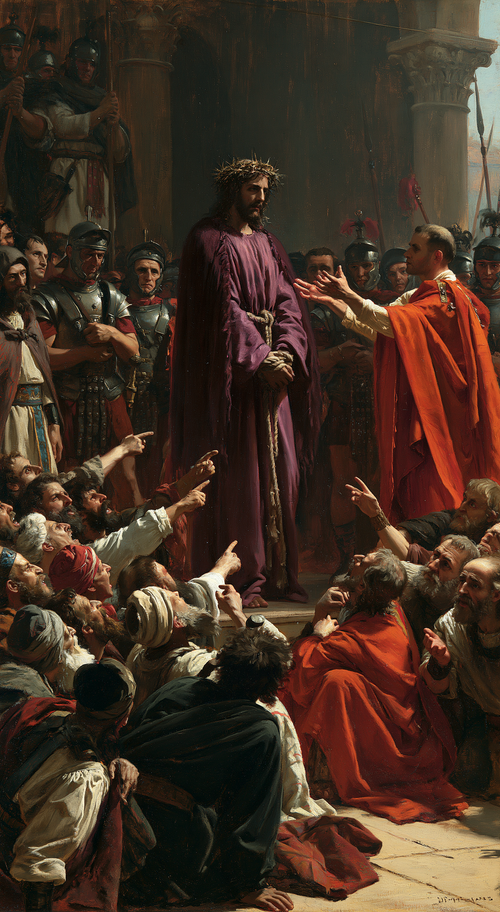 Ecce Homo - Esplosione di movimento · Ritratto n° 7 - Arte cristiana