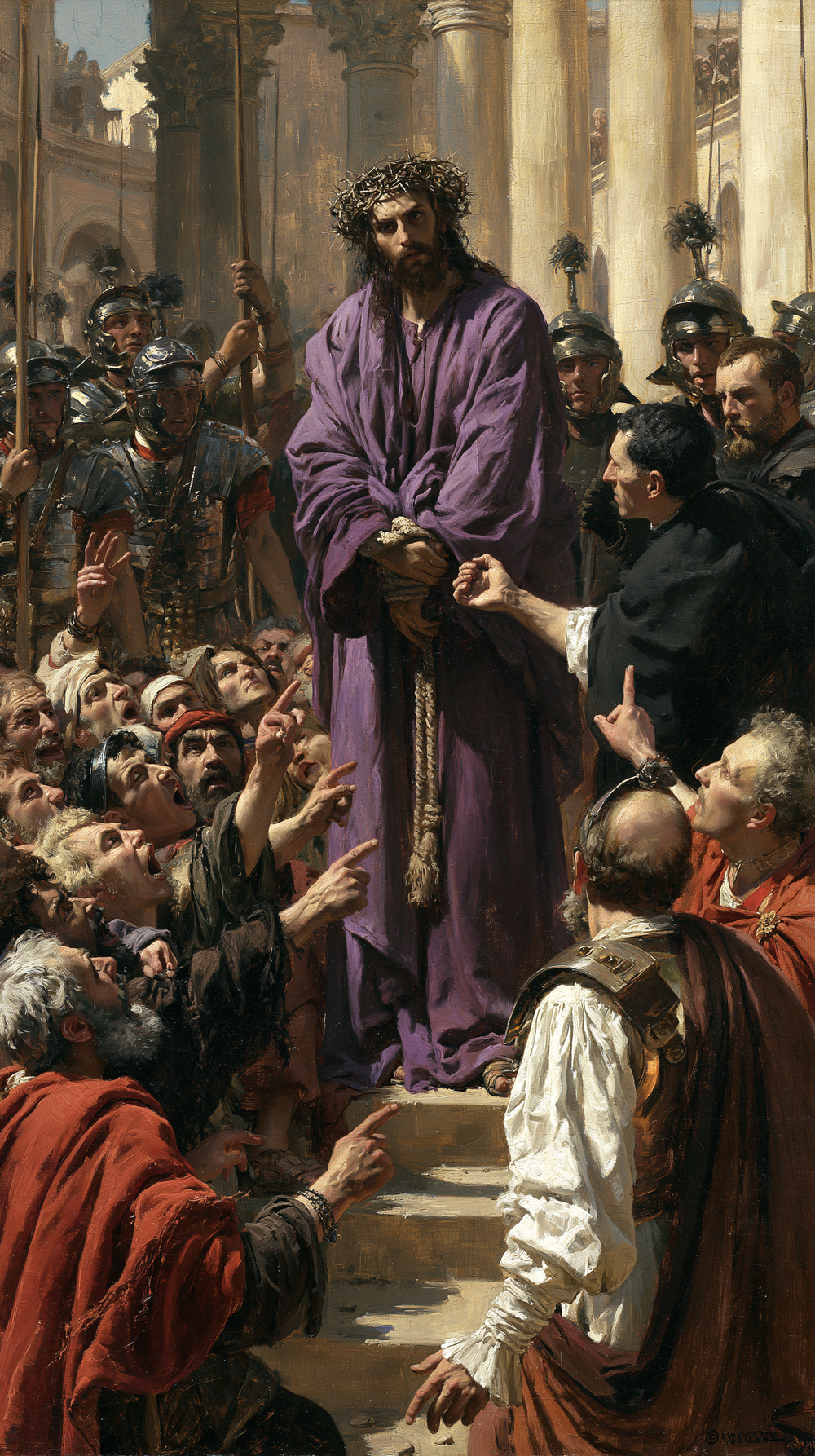 Ecce Homo - Esplosione di movimento · Ritratto n° 9 - Arte cristiana
