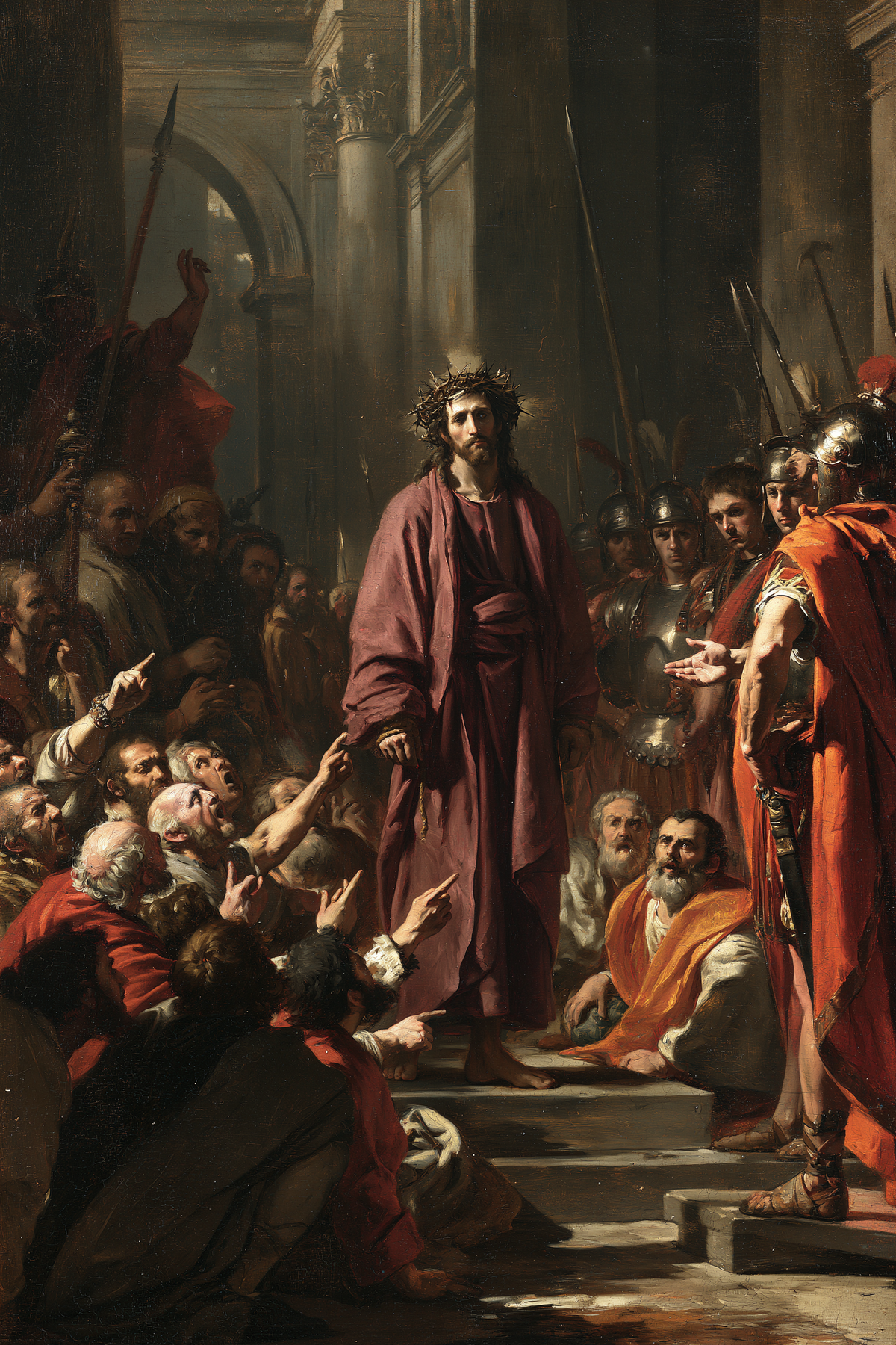 Ecce Homo - Esplosione di movimento · Ritratto n° 14 - Arte cristiana