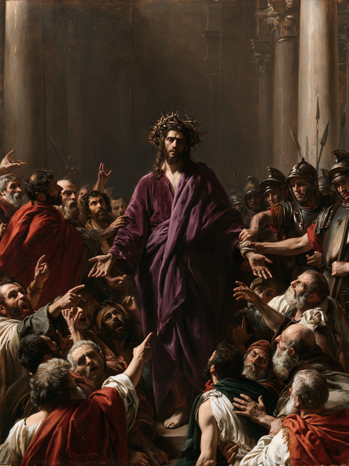 Ecce Homo - Esplosione di movimento · Ritratto n° 17 - Arte cristiana