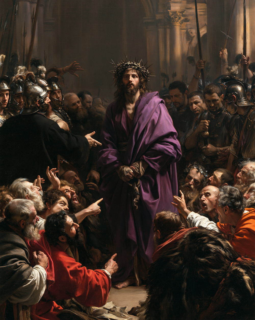 Ecce Homo - Esplosione di movimento · Ritratto n° 20 - Arte cristiana