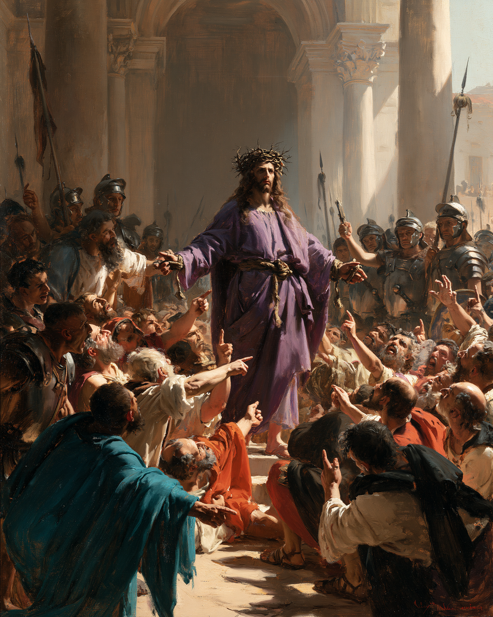 Ecce Homo - Esplosione di movimento · Ritratto n° 22 - Arte cristiana