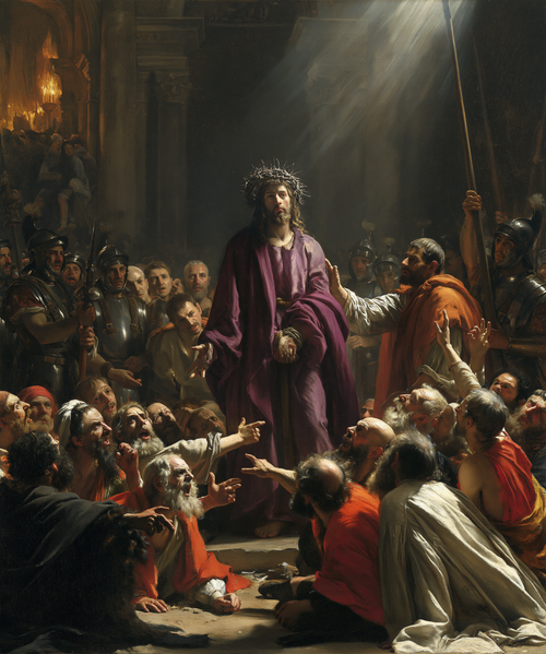 Ecce Homo - Esplosione di movimento · Ritratto n° 25 - Arte cristiana