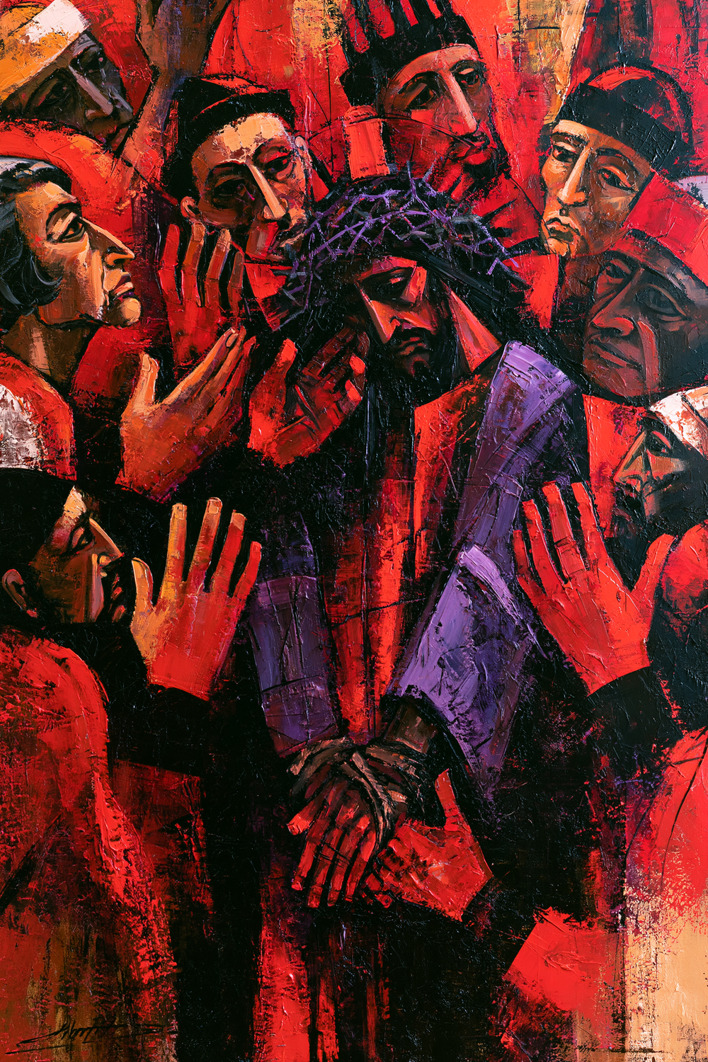 Ecce Homo - Espressionista · Ritratto n° 15 - Arte cristiana