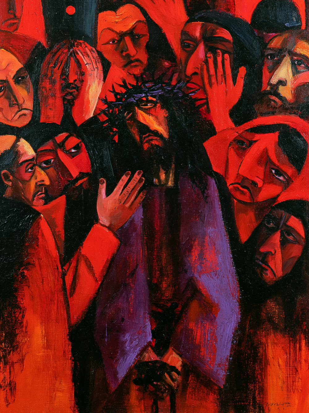Ecce Homo - Espressionista · Ritratto n° 17 - Arte cristiana